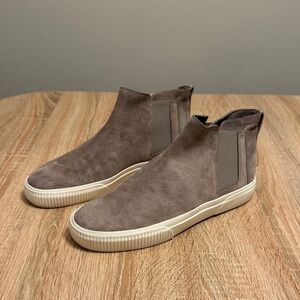 Vince Taupe High-Top Sneakers